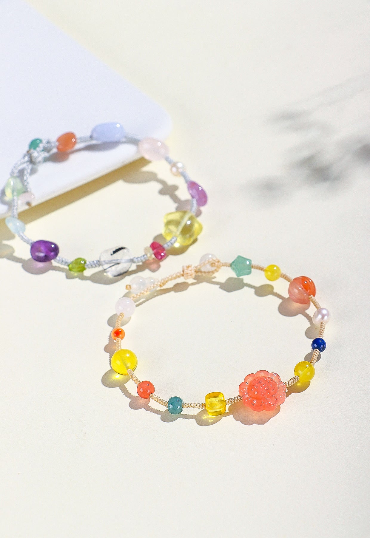 Planderful Fortune's Favor Bracelet – Hand-Woven Crystal Design