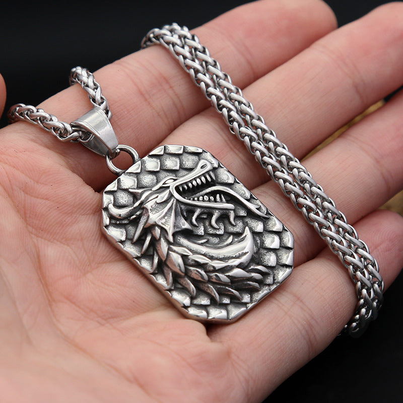 Dragon Faucet Stainless Steel Men's Ring