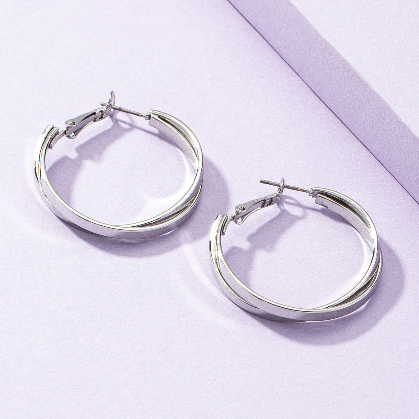 European Fusion Metal Earrings - Vienna Verve Collection