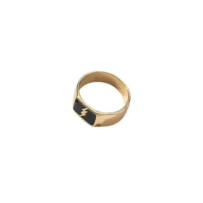Retro Cross-Border Men's Ring by Vienna Verve
