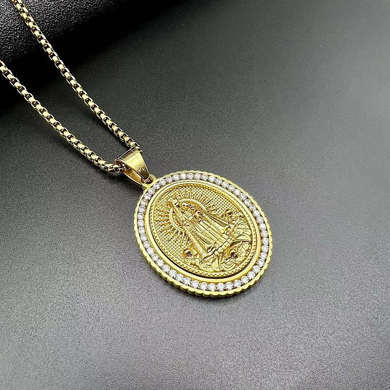 Zircon Necklace – Elegant Religious Pendant