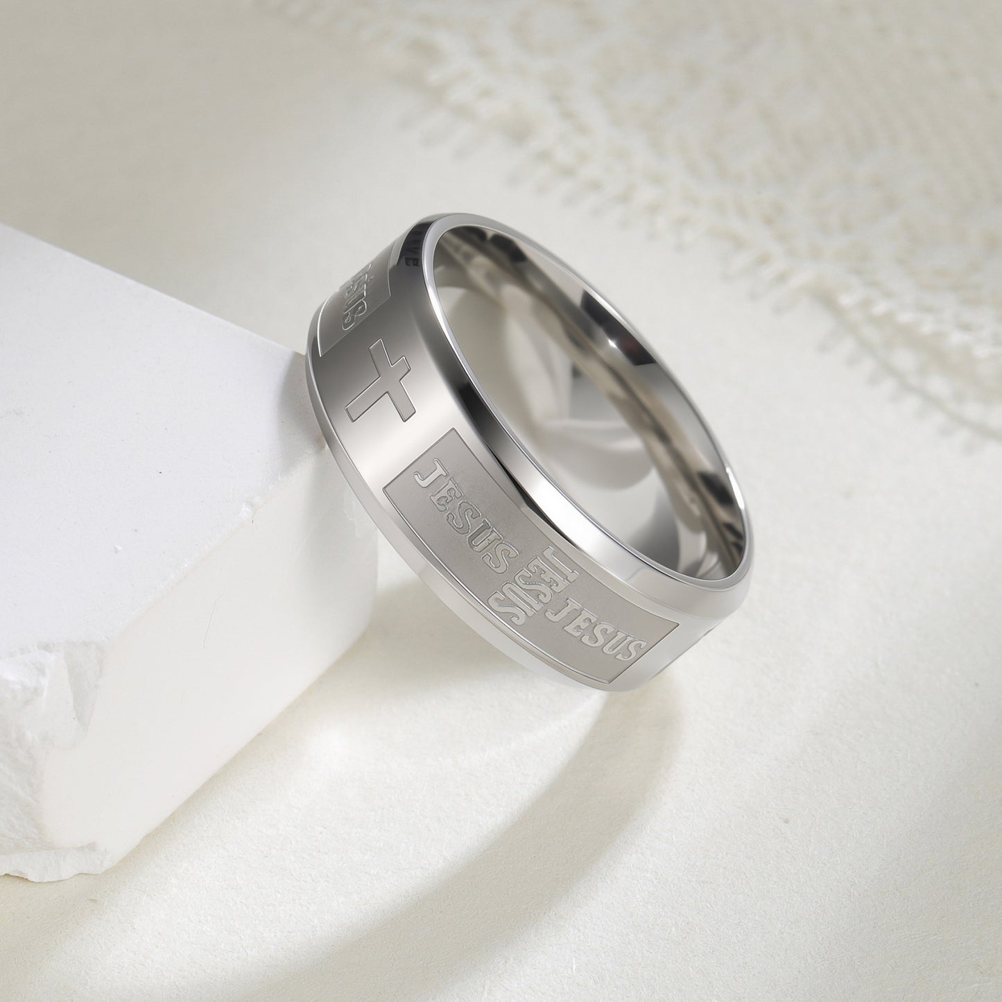 Planderful Everyday Genie Mens Stainless Steel Gold Ring