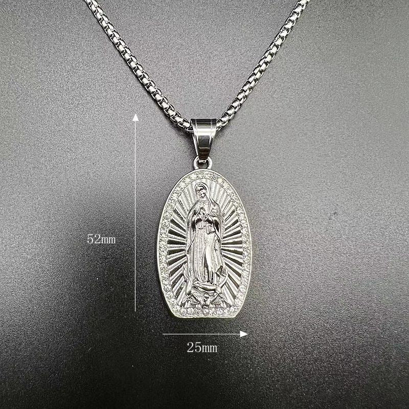 Punk Hip Stainless Steel Pendant Necklace