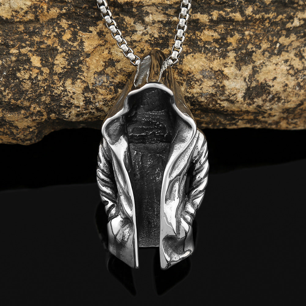 Cross-Border Special Supply Dark Wind Assassin Cape Pendant