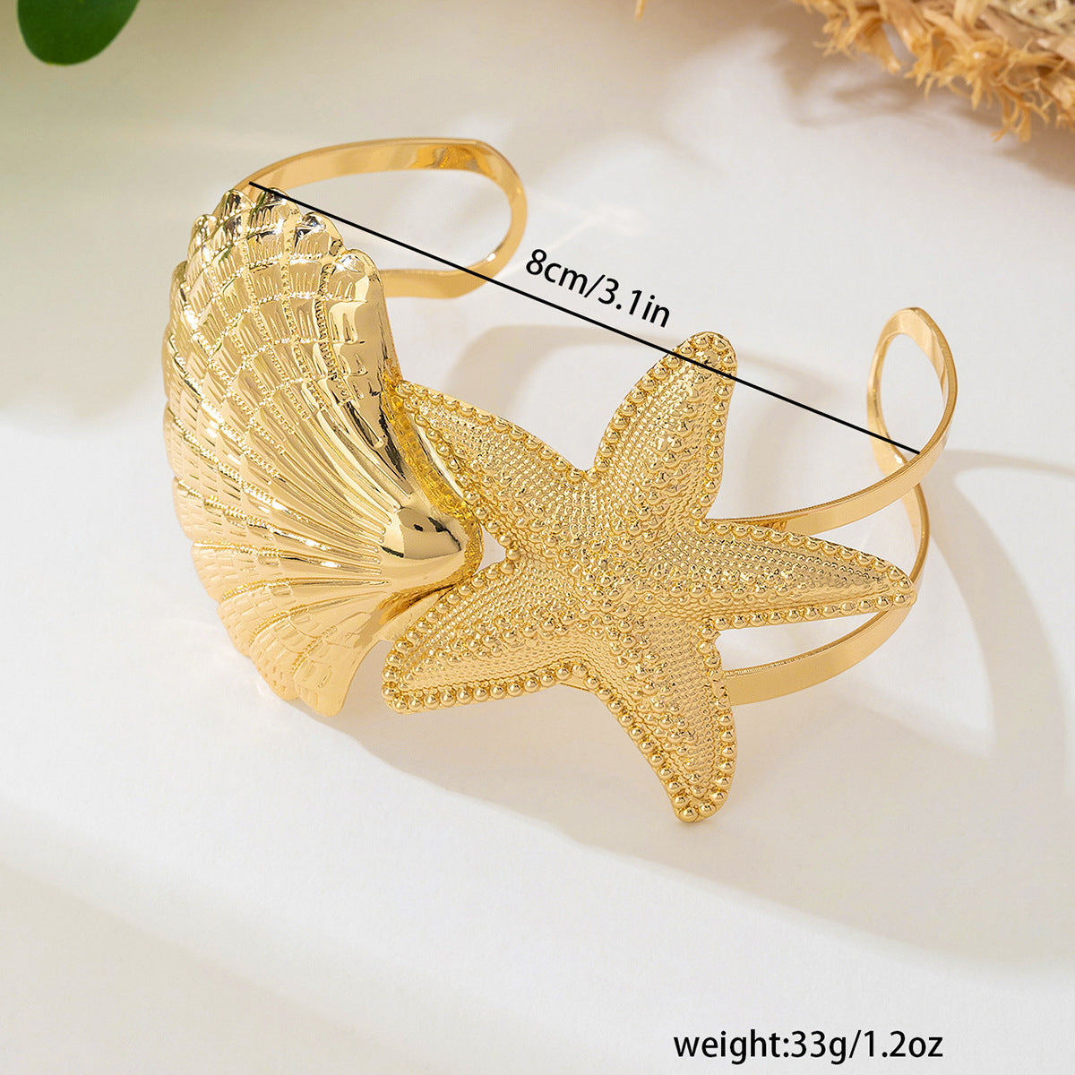 Planderful Vienna Verve Bracelet – Fashionable Metal Starfish Design