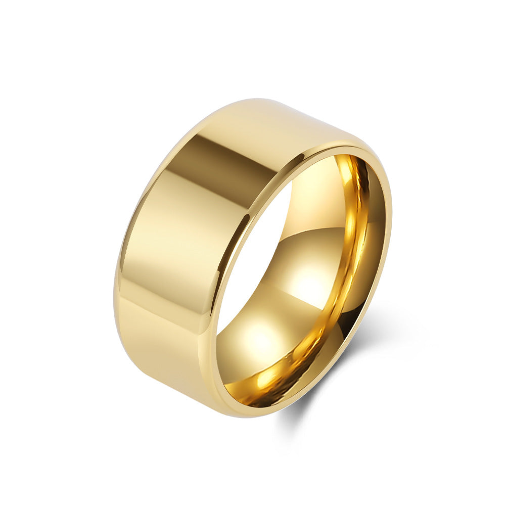 Modern Stainless Steel Ring — Gold / Silver / Black