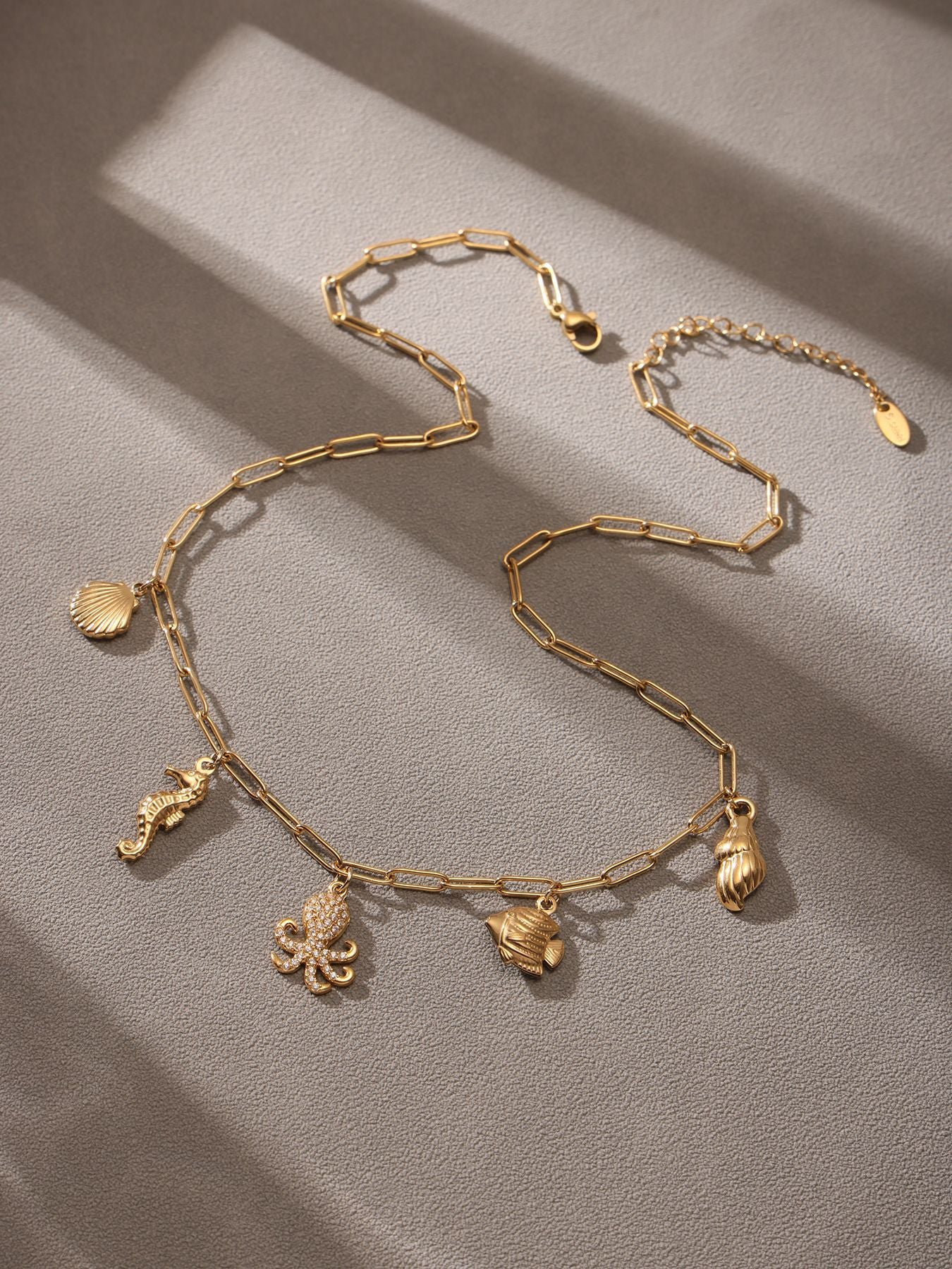 Planderful Premium Ocean Octopus Necklace For Women Steel