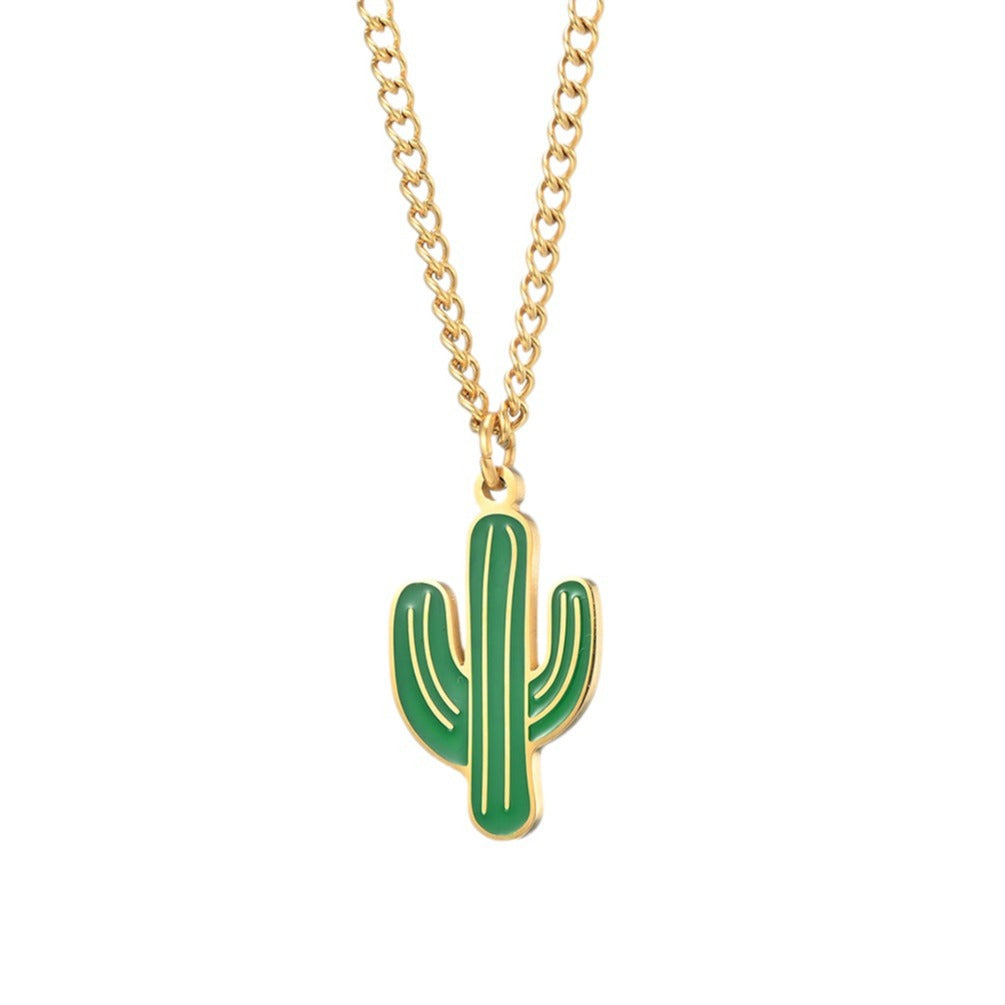 Stainless Steel Pendant — Silver or Gold, Chain Optional