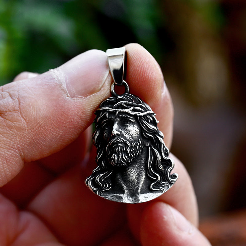 Stylish Titanium Steel Pendant for Men - Vintage European and American Hipster Jewelry Wholesale