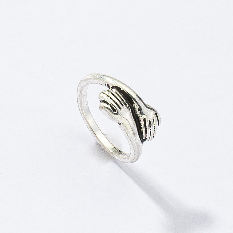 Romantic Duo Rings - Japanese Korean Retro Design Statement Pieces