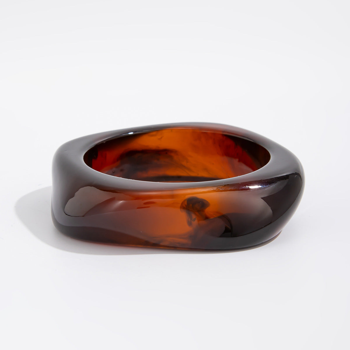 Stacked Smooth Bracelet Irregular Color Smudged Bracelet