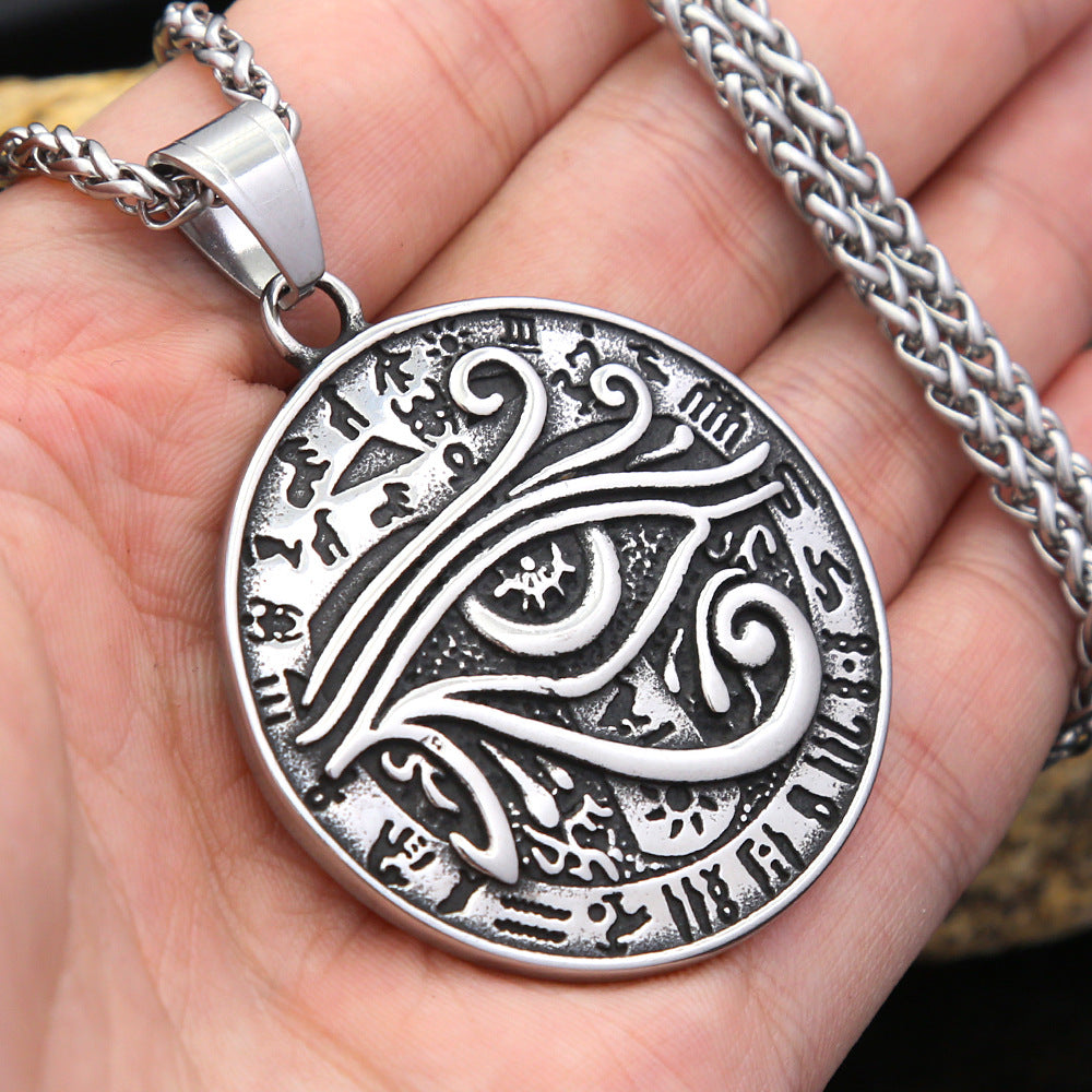 Cross-Border Amazon Vintage Egyptian Pharaoh's Eye Necklace