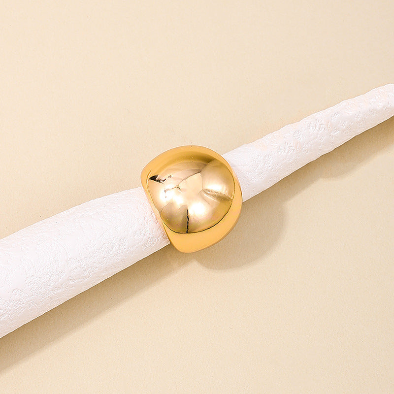 European Chic Retro Geometric Ring - Vienna Verve Collection