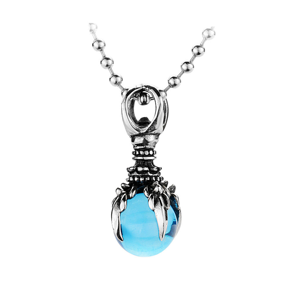 Retro Titanium Steel Dragon Claw Vajra Pestle Pendant for Men - Wholesale Fashion Jewelry