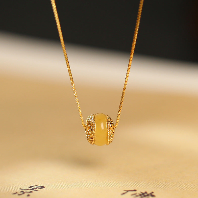 Fortune's Favor S925 Sterling Silver Bee Pendant Necklace