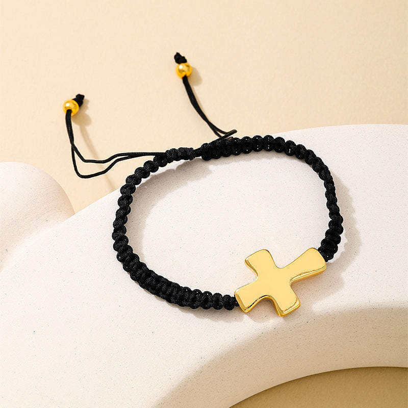 Planderful Vienna Verve Bracelet – Fashionable Versatile Metal Cross Design