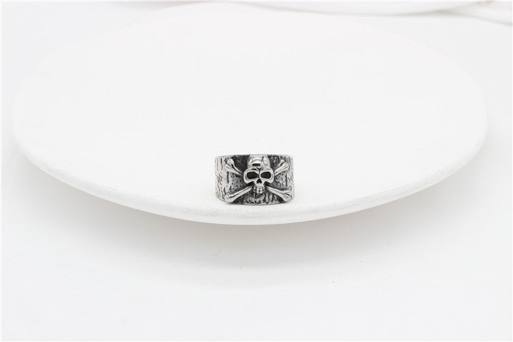 Titanium Steel Skull Ring