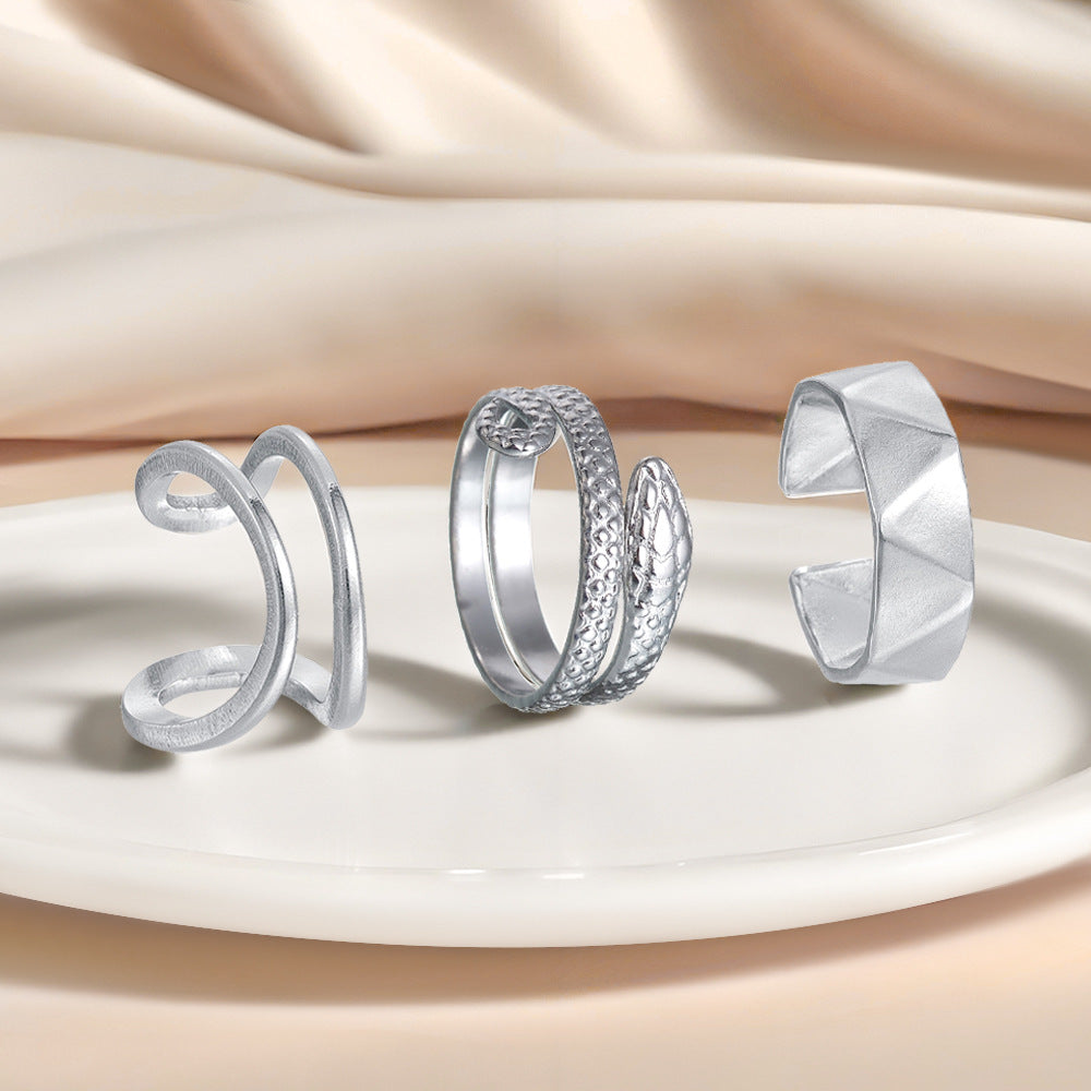 Planderful Genie Hip Hop Ring Open Design For Hip Hop Fans