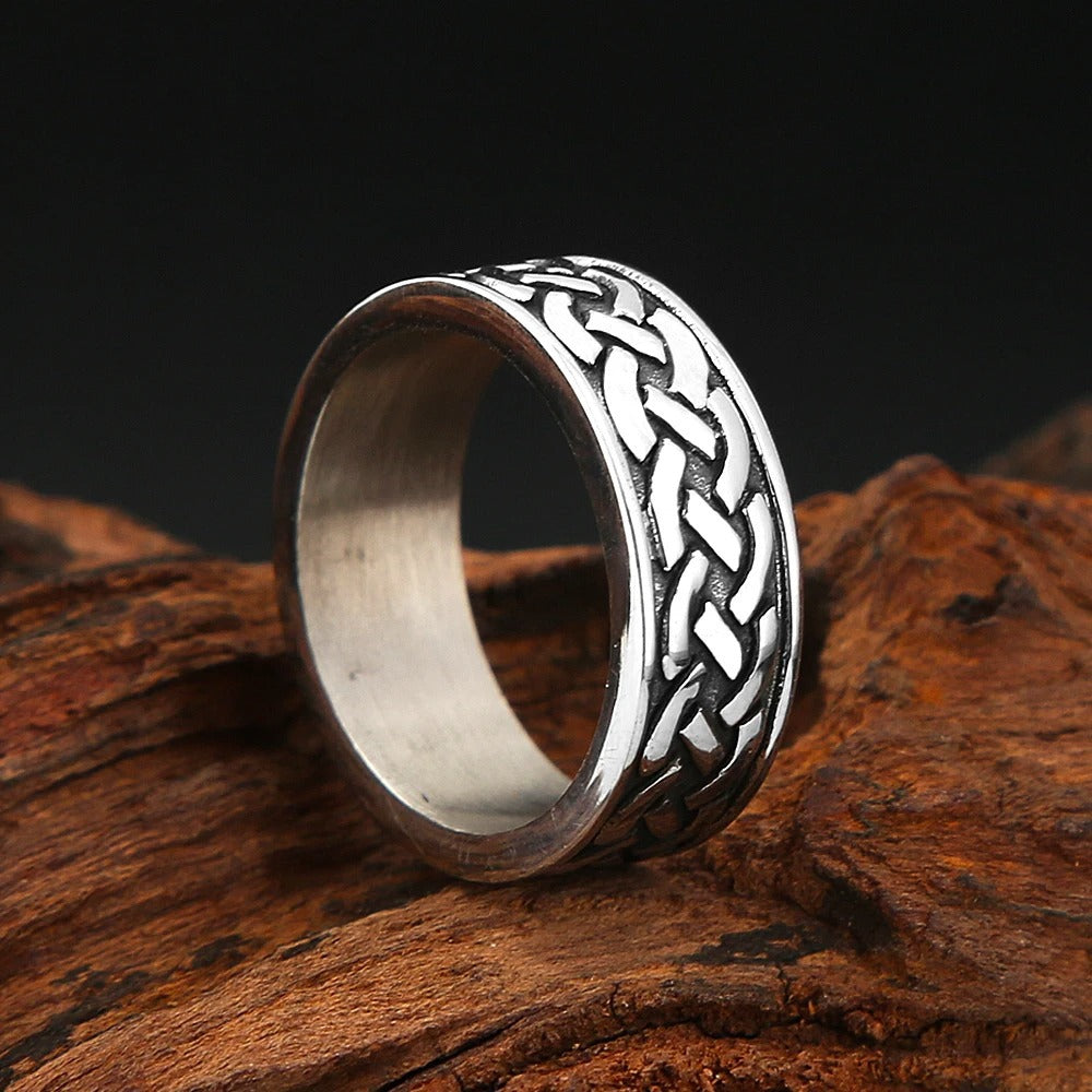 Punk Viking Stainless Steel Men's Ring