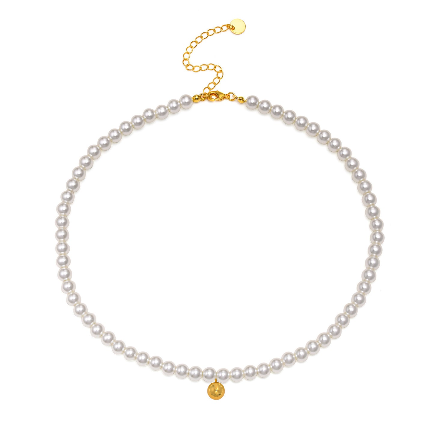 European And American Style Copper Neck Chain Necklace