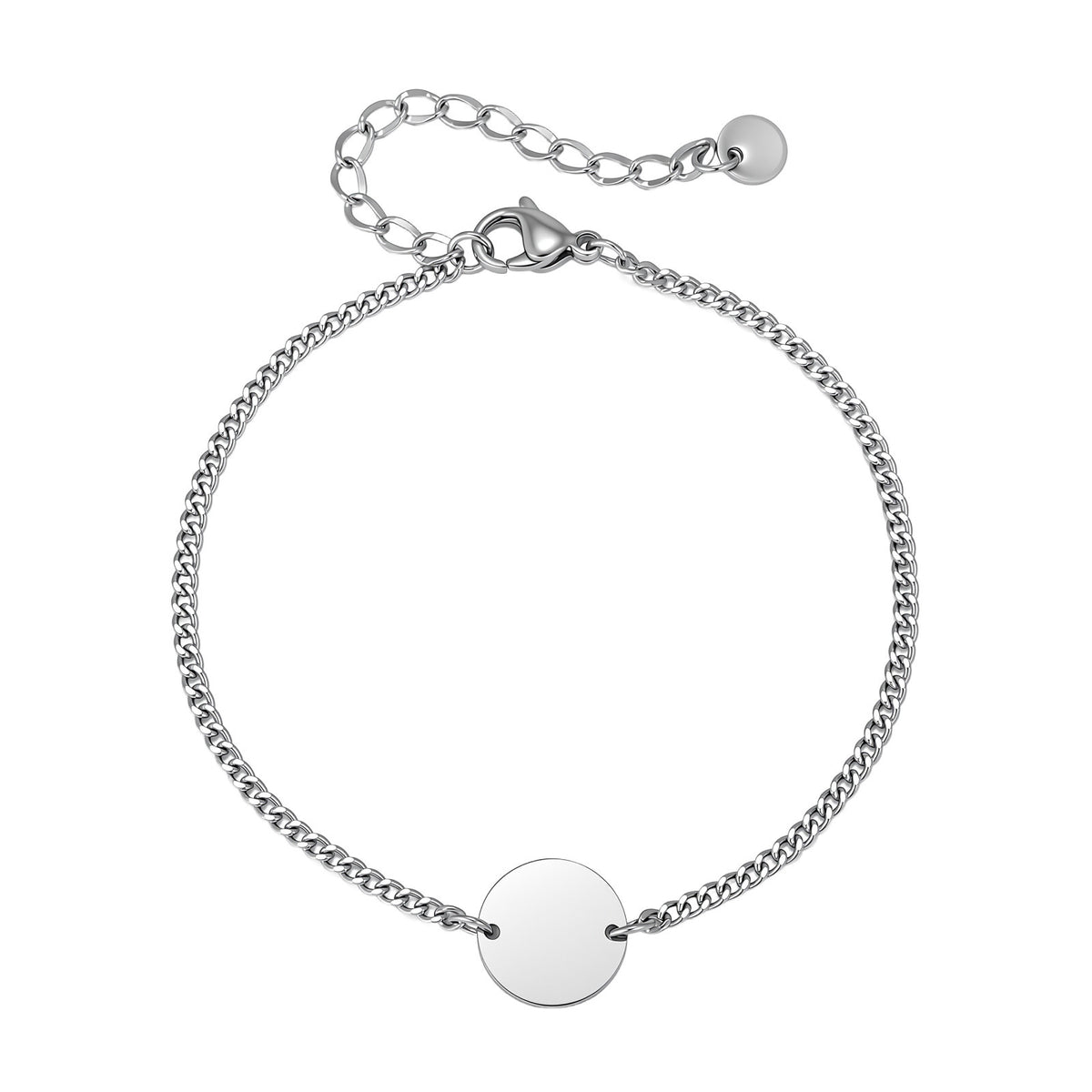 Textured Stainless Steel Bracelet Unisex