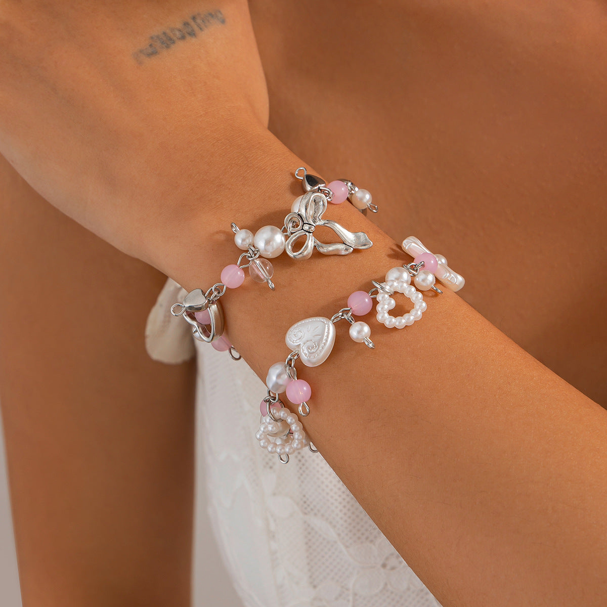 Star Pendant Bracelet For Women By Planderful Vienna Verve Imitation Pearl Dainty Jewelry