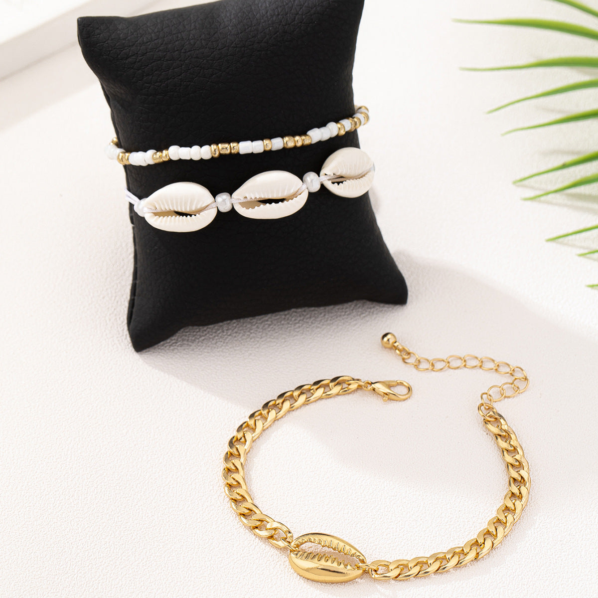 Bohemian Shell Beaded Bracelet Set for Elegant Women