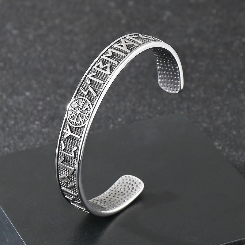 Planderful Personalized Viking Compass Bracelet For Men