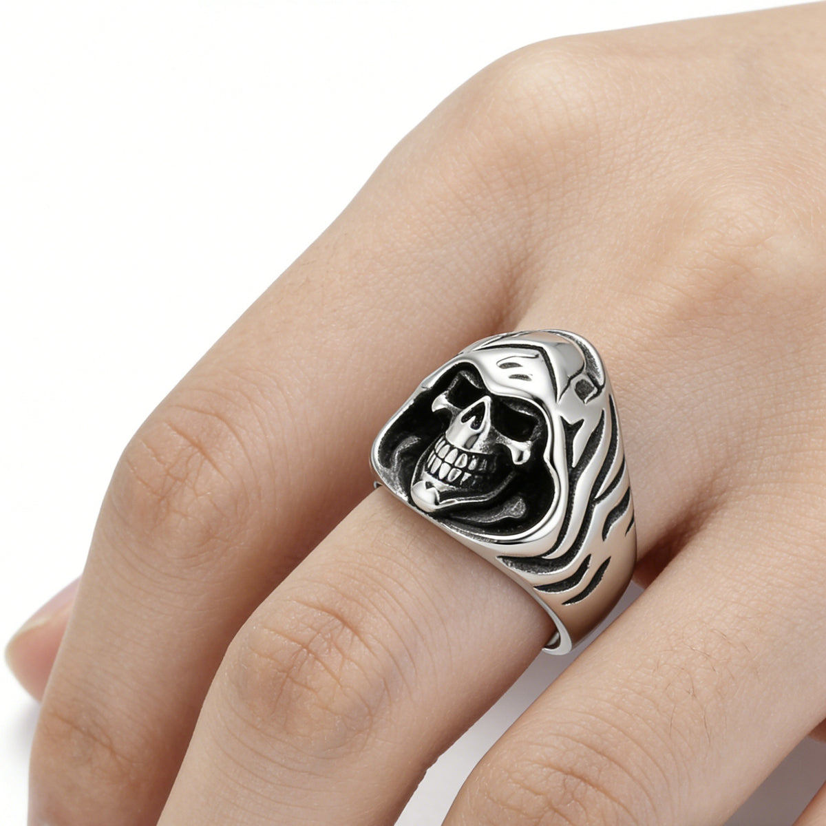 Titanium Steel Wizard Ring