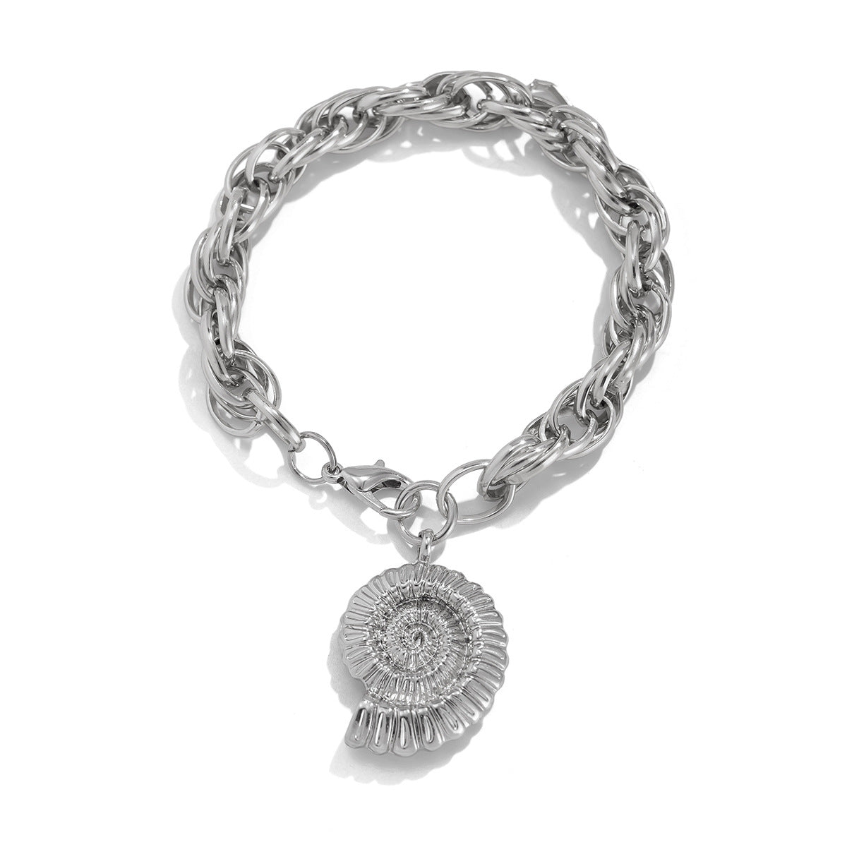 Planderful Ocean Wind Conch Fringed Bracelet For Women Personalized Metal Shell Jewelry Vienna Verve