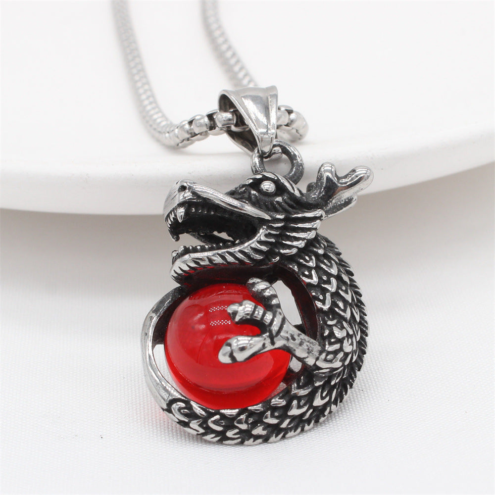 Dragon Ball Titanium Steel Pendant For Men Unisex Protection Statement By Planderful