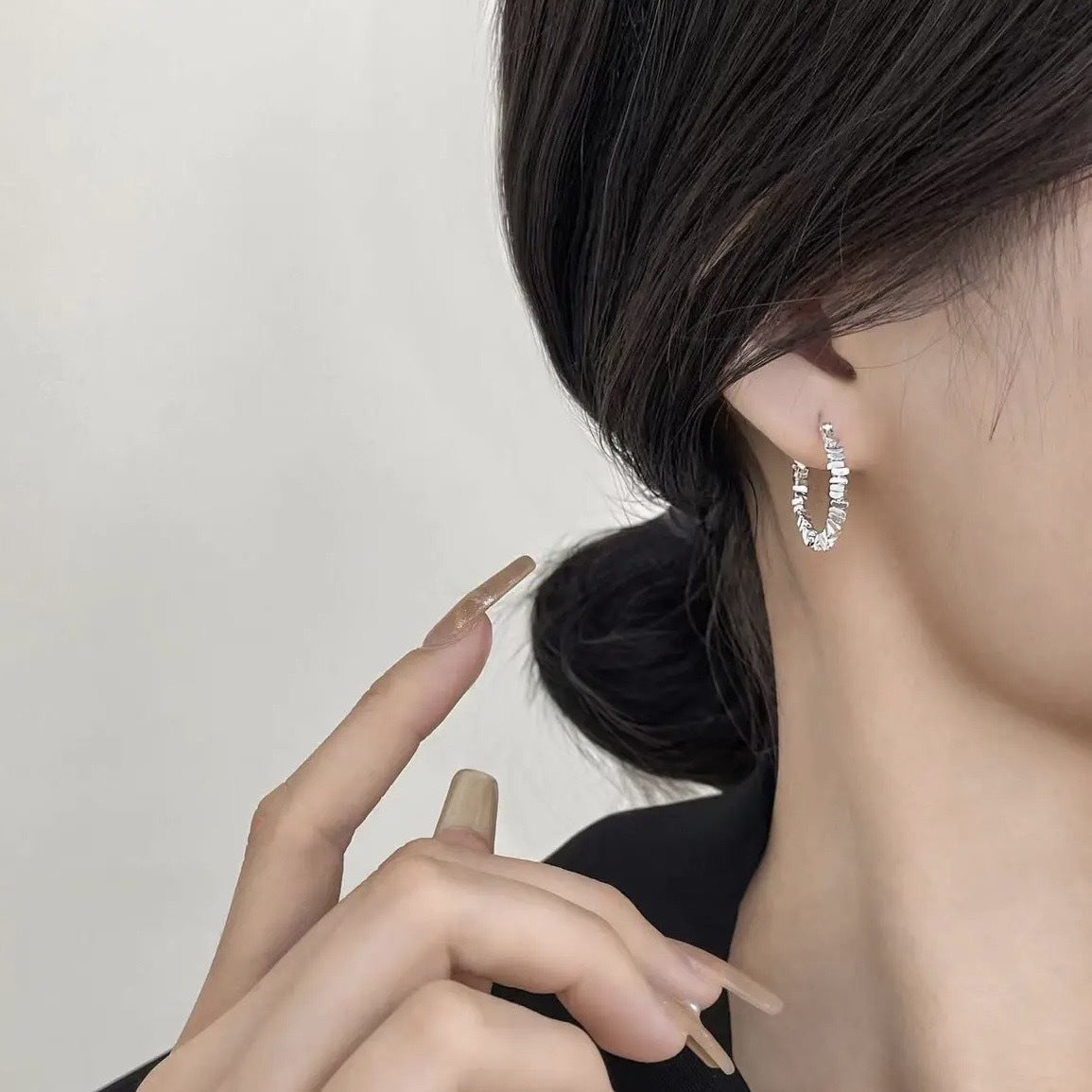 Korean Version 925 Sterling Silver Women's Earrings