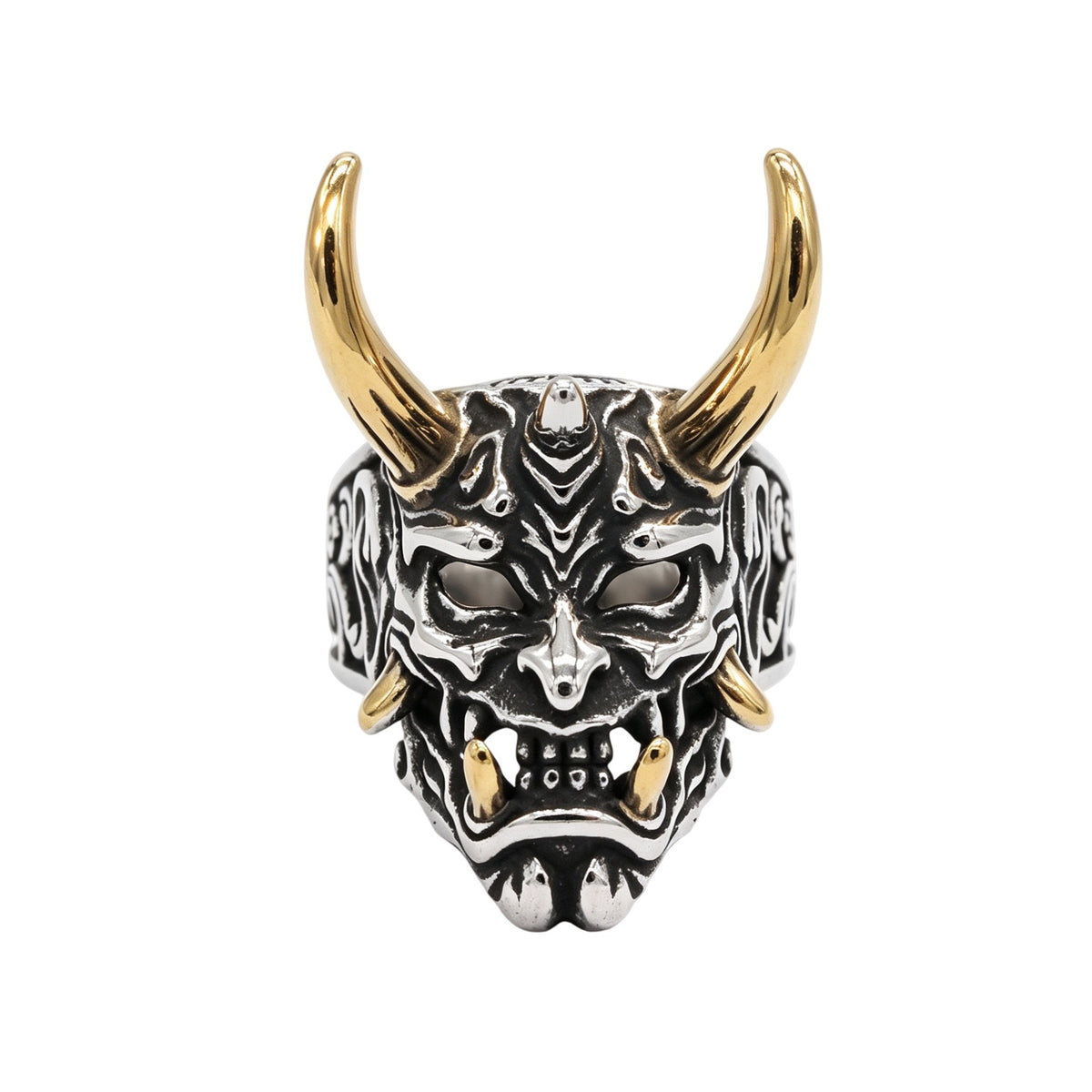 Horned Beast Titanium Steel Ring