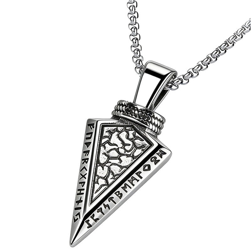 Viking Nordic Stainless Steel Men's Pendant Necklace