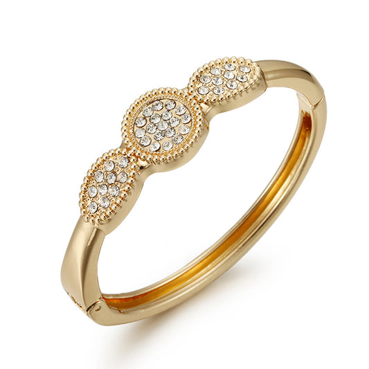 Rose Gold Vienna Verve Metal Bracelet with Studs