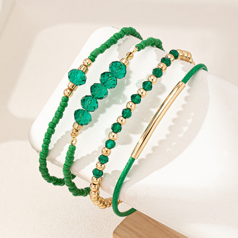 Planderful Vienna Verve Bracelet Set – Fashionable Retro Design for Daily Wear