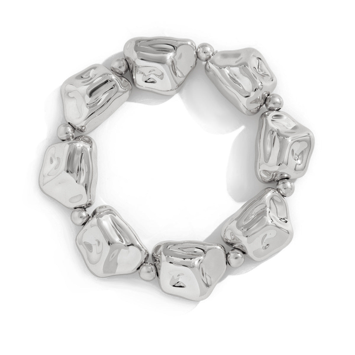 Planderful Vienna Verve Retro Beaded Bracelet For Women Open Cuff Statement Accessory