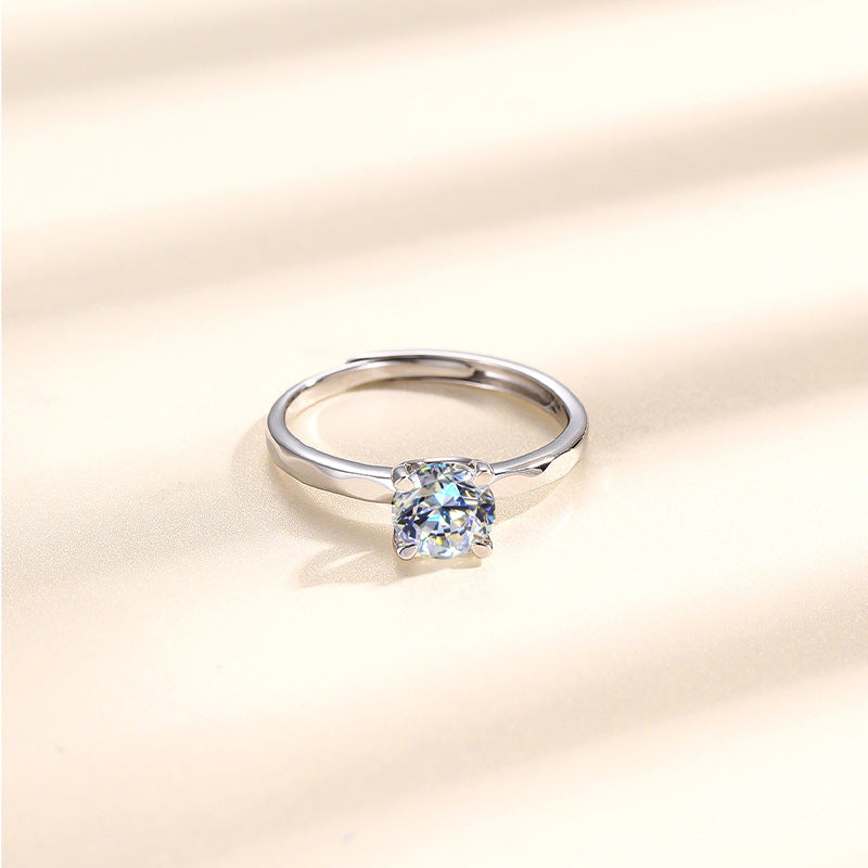 D-Color S925 Sterling Silver Women's Ring
