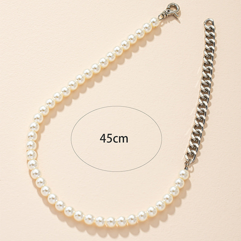 Luxurious French Summer Necklace with Pearl Detailing and Niche Design