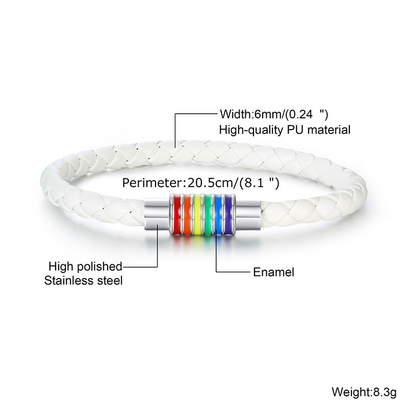 Braided Stainless Steel Bracelet