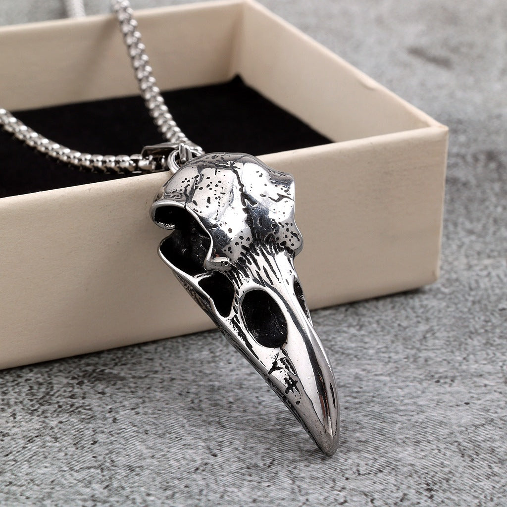 Vintage Skull Stainless Steel Men's Pendant Necklace