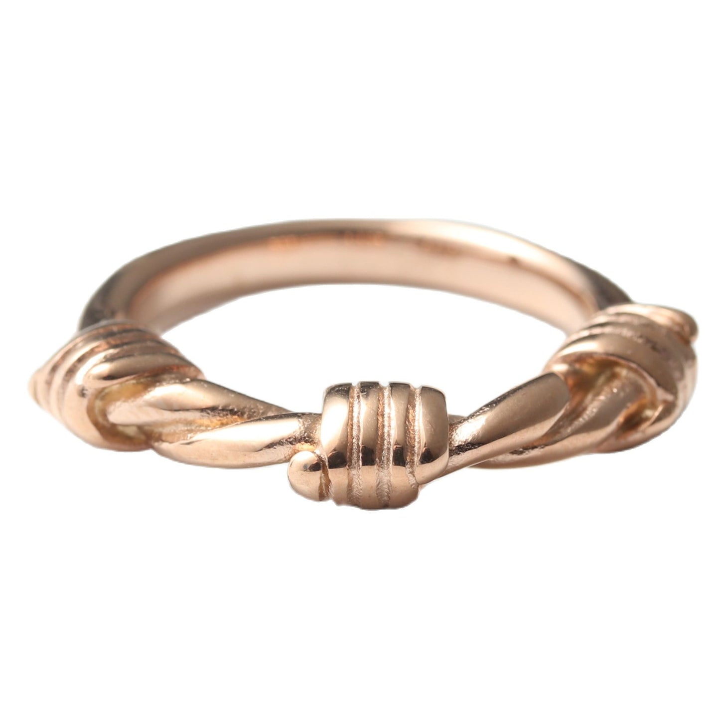 Titanium Steel Braided Knot Ring for Men - Retro Trendy Personalized Jewelry