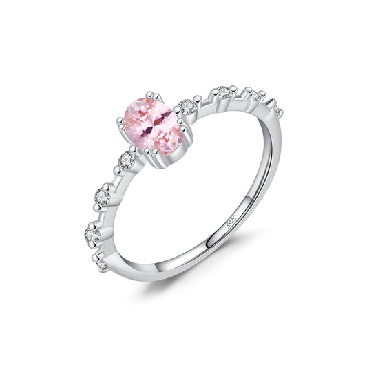 Planderful Gala Fireworks Ring – Exquisite Pink Crystal and Zircon Design