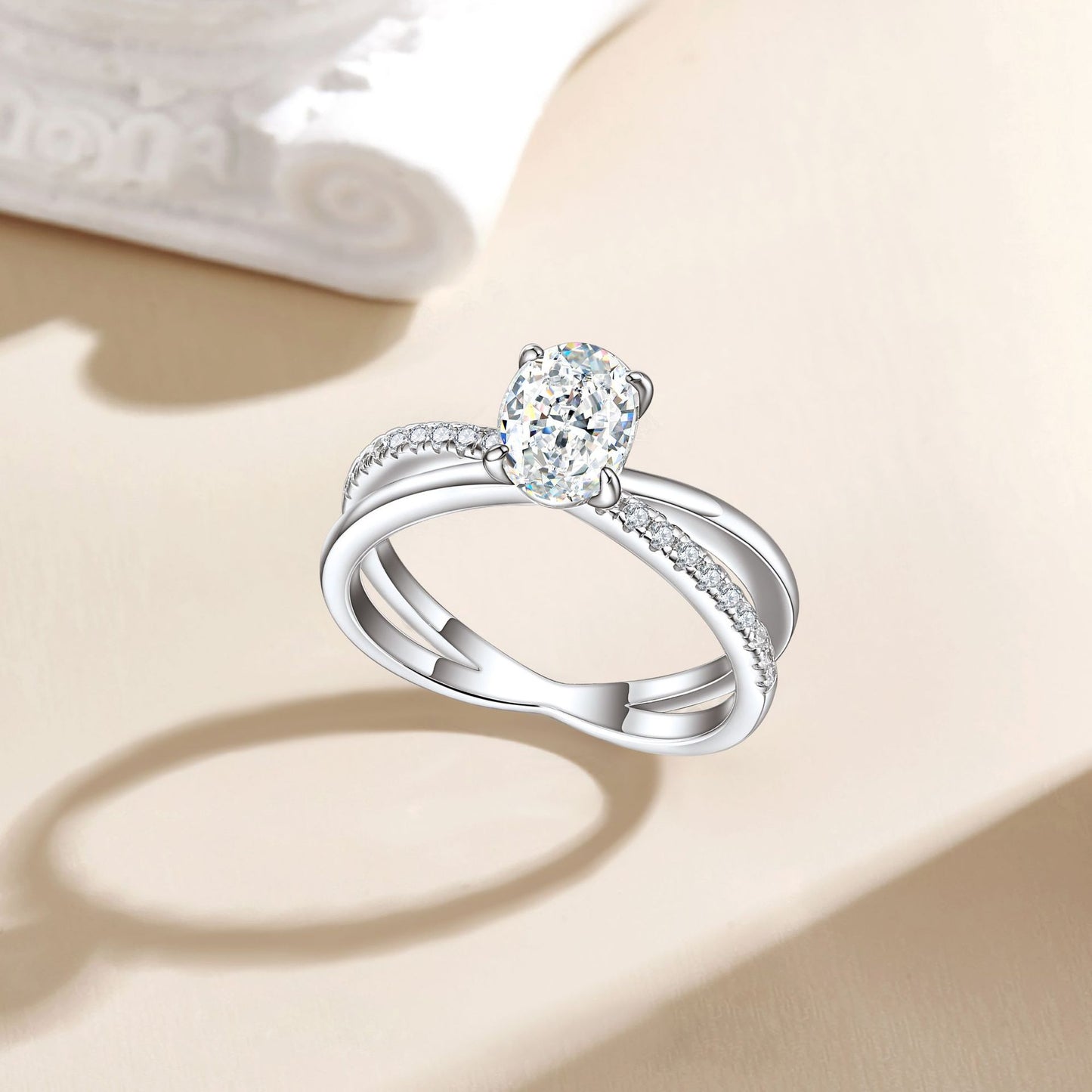 Premium 925 Sterling Silver 1.5ct Flame Ice Flower Cut Ring