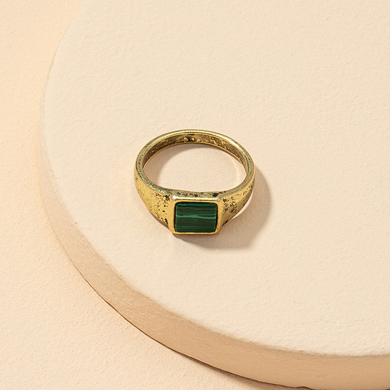 Turquoise Retro Ring - Vienna Verve Collection