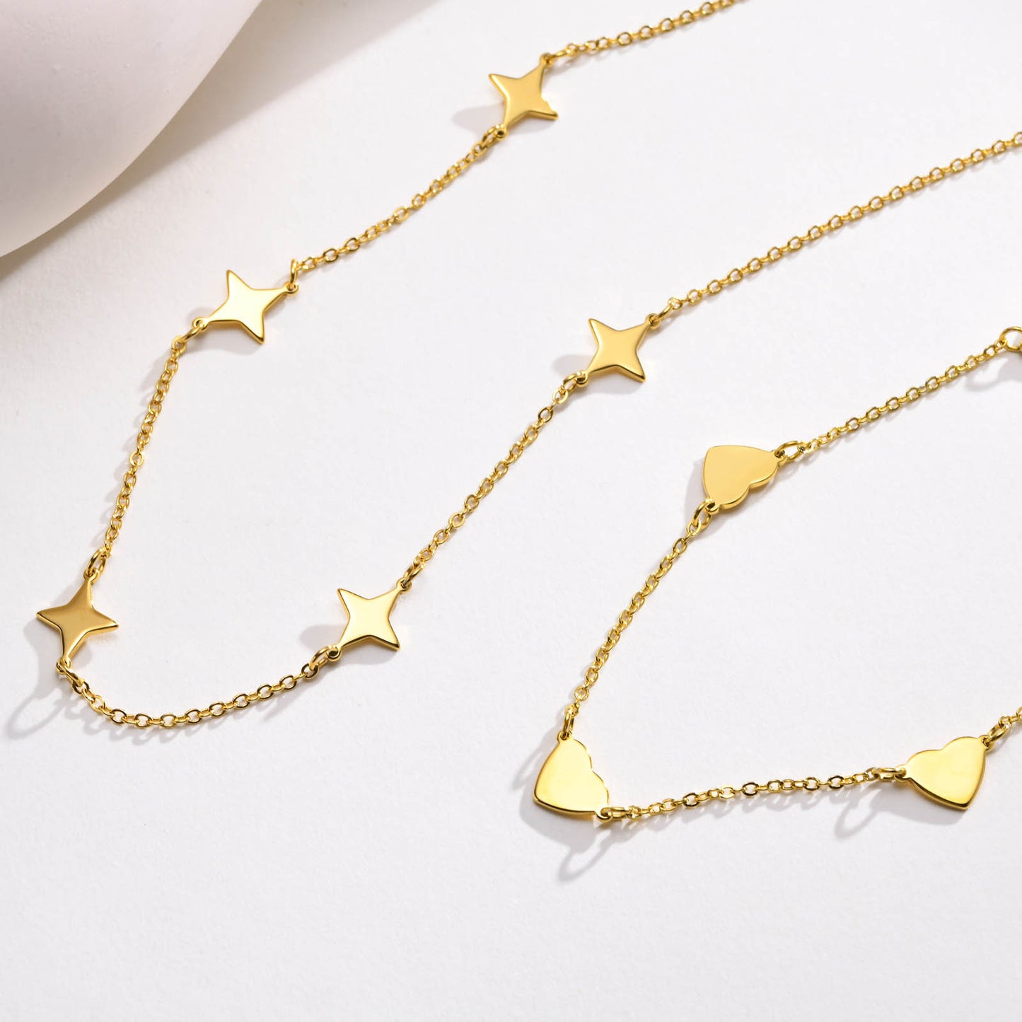 Stainless Steel Versatile Simple Collarbone Chain Gold Necklace