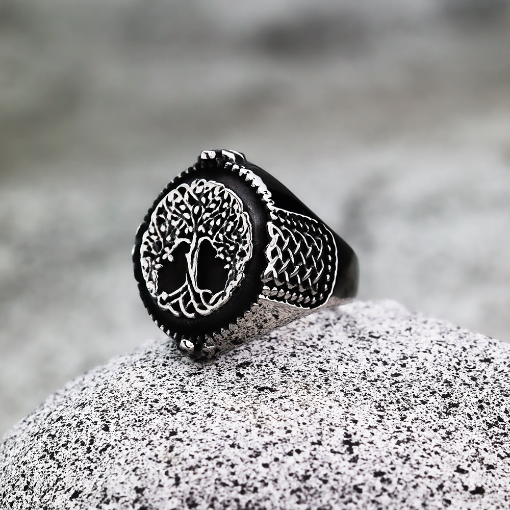 Nordic Viking Ring Fashion Classic Stainless Steel Jewelry