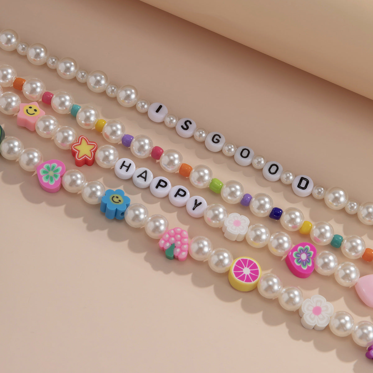Planderful Vienna Verve Multi Layer Imitation Pearl Necklace For Women Elegant Holiday Style