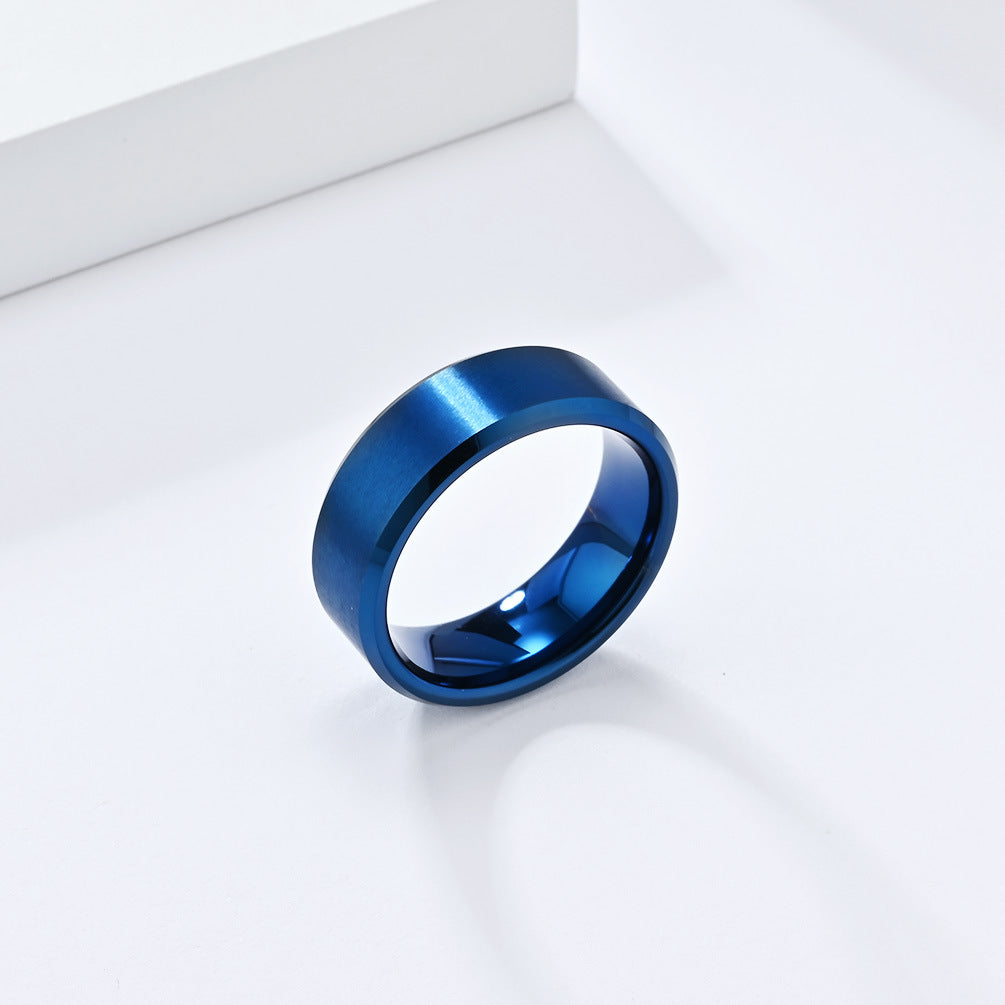 Cross-Border European and American Tungsten Steel Ring Wholesale