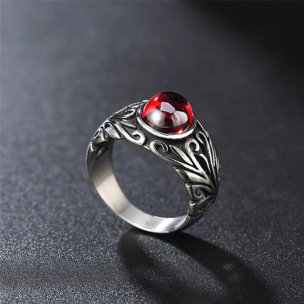 Planderful Everyday Genie Retro Stainless Steel Ring Unisex Protection Statement Premium Durable